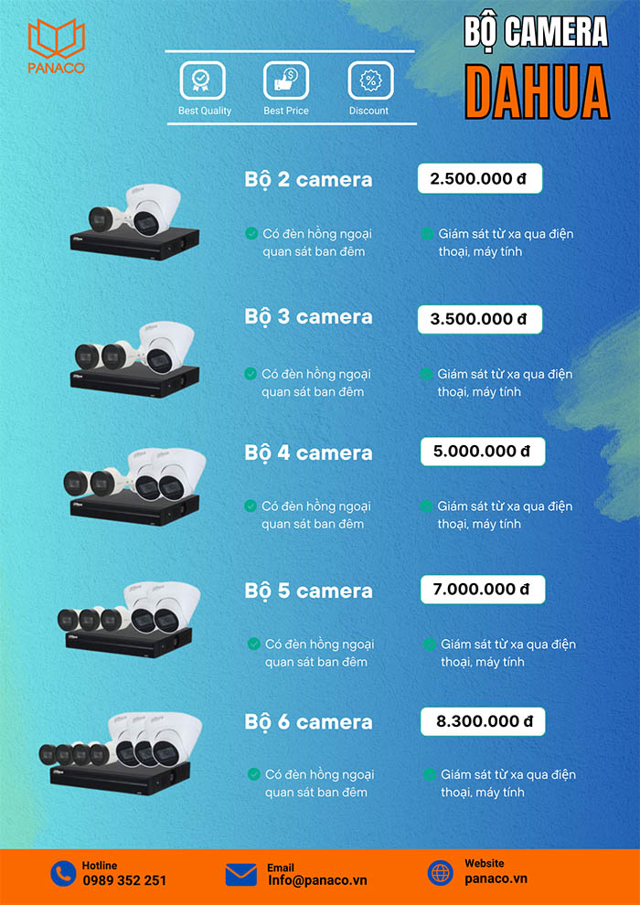 Giá lắp camera có dây Dahua