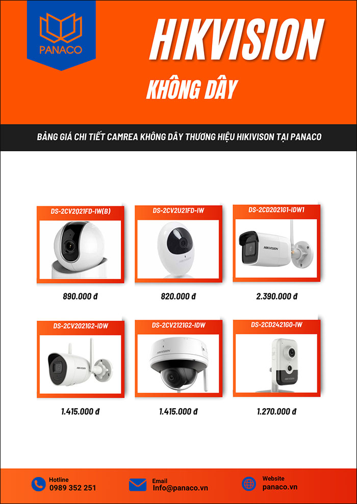 Báo giá gắn camera hikvision