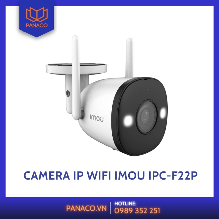 Camera ip an ninh IMOU IPC-F22P kết nối wifi