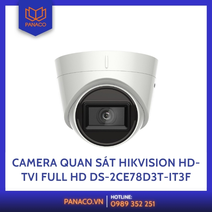 Camera giám sát hd HD-TVI Hikvision DS-2CE78D3T-IT3F