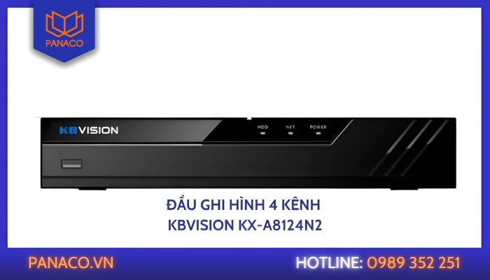 Đầu ghi hình KBVISION IP 4 kênh KX-A8124N2