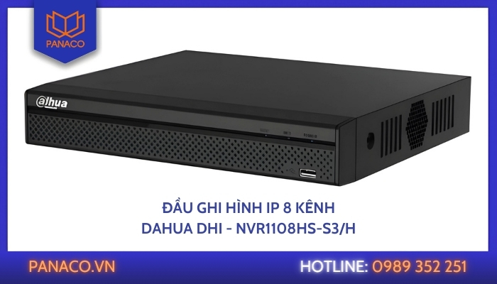 Đầu ghi hình DAHUA IP 8 kênh DHI-NVR1108HS-S3/H