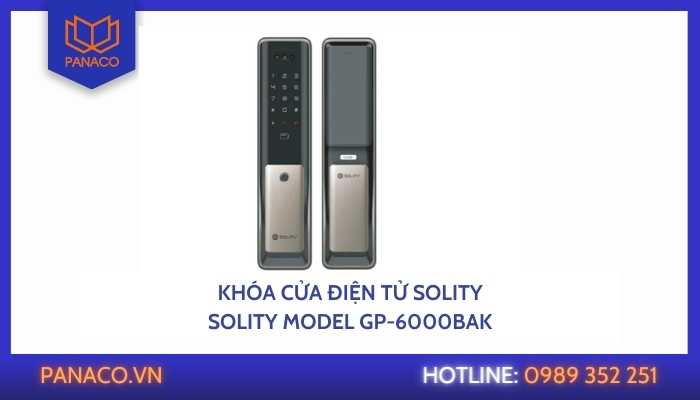 Khóa điện tử Solity model GP-6000BAK