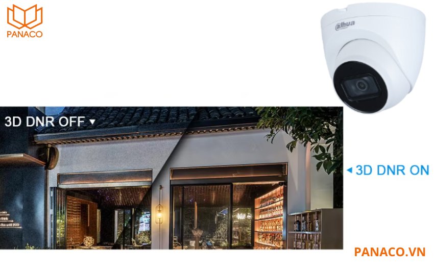 3D-DNR (giảm nhiễu số) giúp camera loại bỏ hiện tượng nhiễu hạt