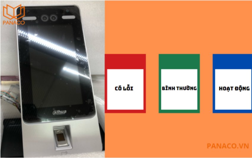 ASI7214Y-V3 được trang bị đèn báo trạng thái với ba màu sắc khác nhau