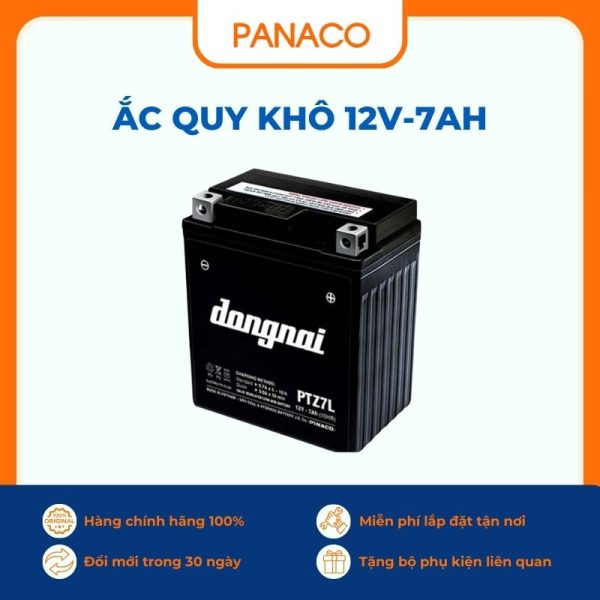 Ắc quy khô 12V-7AH