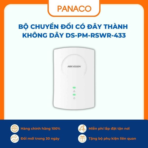 Bàn phím không dây cho báo động Hikvision DS-PM-RSWR-433