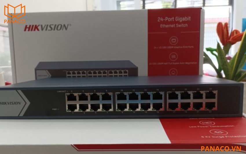 Switch mạng hikvision Gigabit 24 cổng 1000Mbps DS-3E0524-E(B)