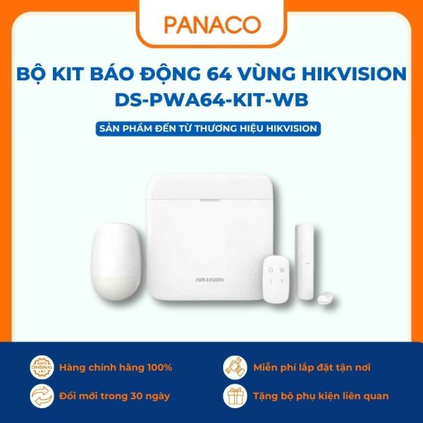 Bộ Kit Báo Động 64 Vùng Hikvision DS-PWA64-KIT-WB