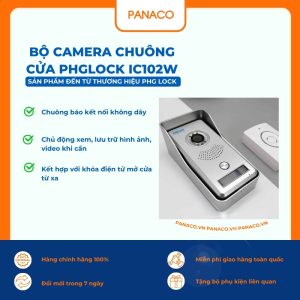 Bộ camera chuông cửa PHGLOCK IC102W