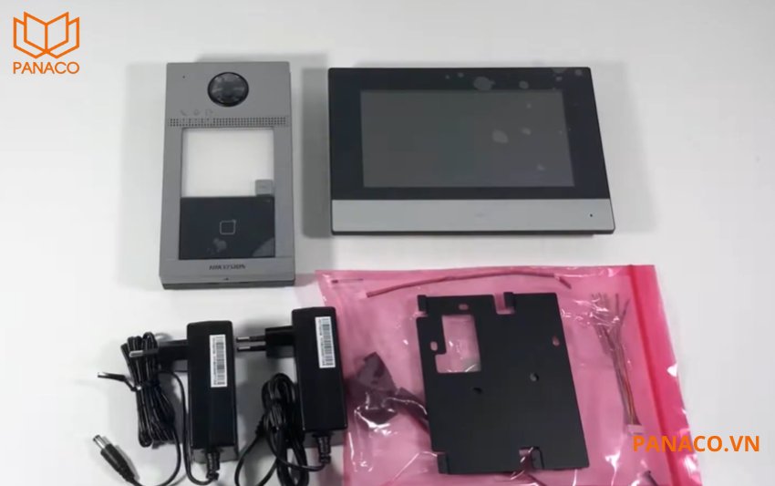 Full set chuông cửa màn hình Hikvision SH-KIS6813-WTE