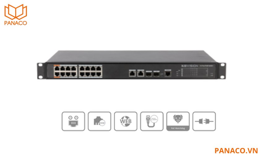 Bộ chuyển mạch Kbvision KX-CSW16-PF