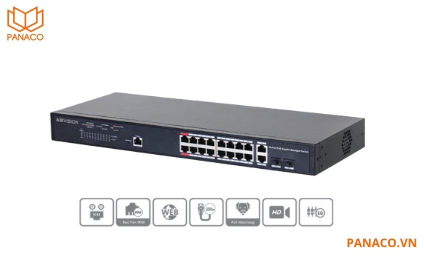 Bộ chuyển mạch Kbvision KX-CSW16-PFG-230