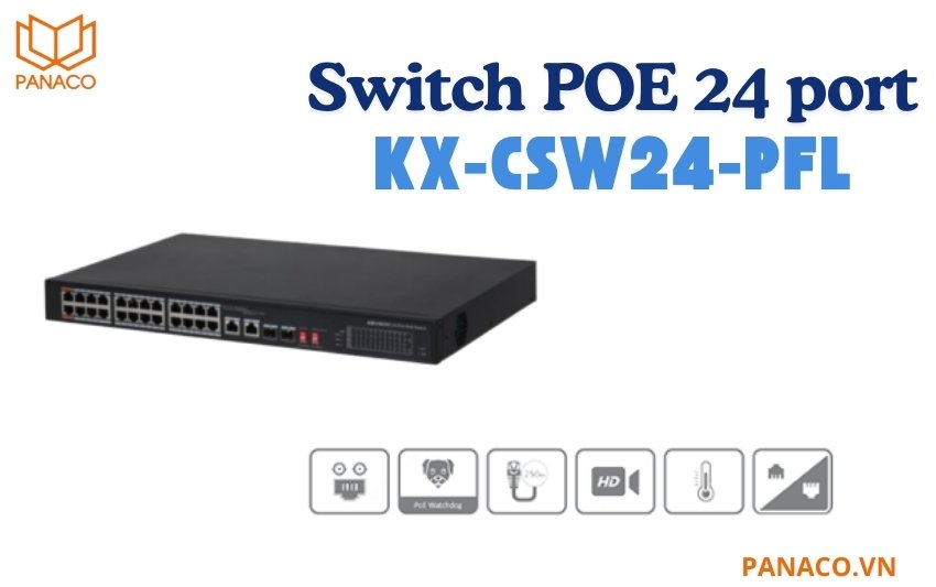 Bộ chuyển mạch Kbvision KX-CSW24-PFL