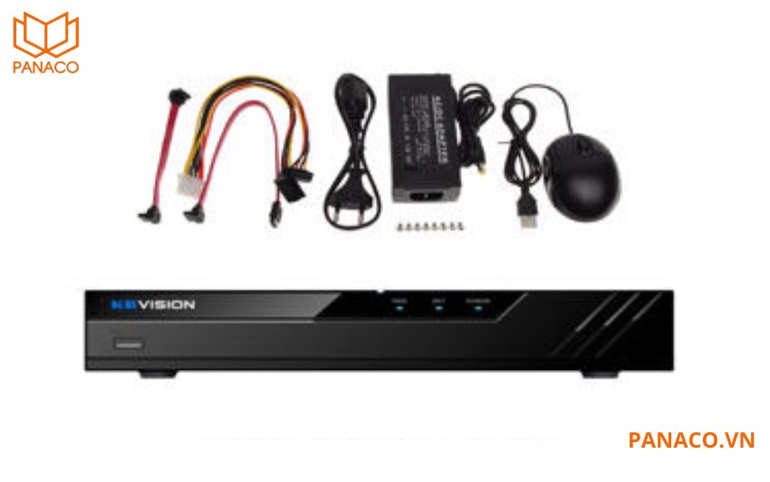 Đủ bộ đầu ghi hình IP Kbvision 4 kênh KX-A8124N2-VN