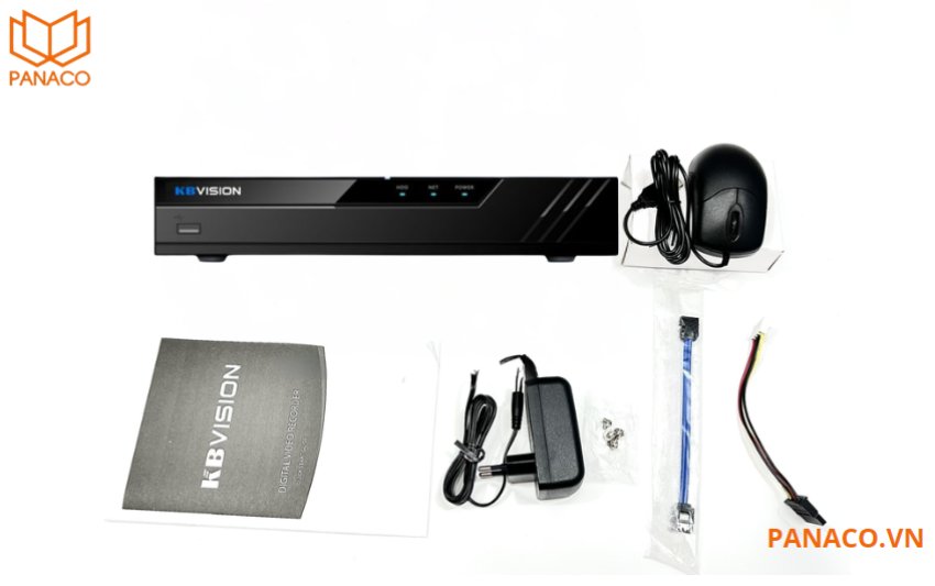Trọn bộ đầu ghi hình Kbvision 8 kênh AI KX-CAi4K8108N2