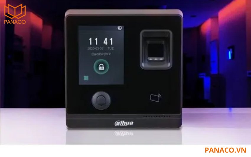 Bộ kiểm soát cửa độc lập DHI-ASI1212F được làm bằng PC + ABS và kính cường lực