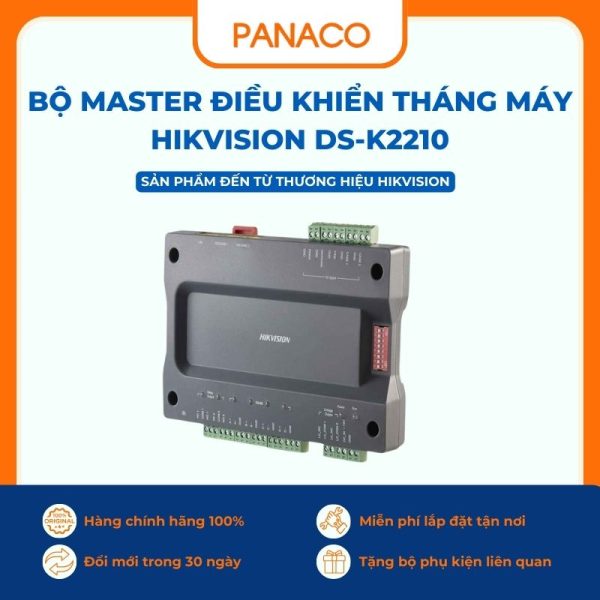 Bộ master điều khiển tháng máy Hikvision DS-K2210