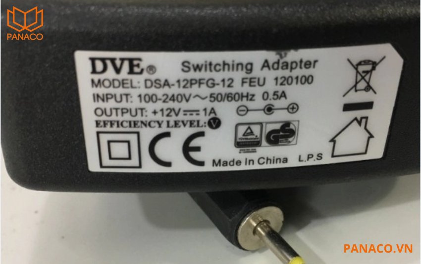 Bộ nguồn hikvision DSA-12PFG-12FEU120100 được thiết kế đặc biệt