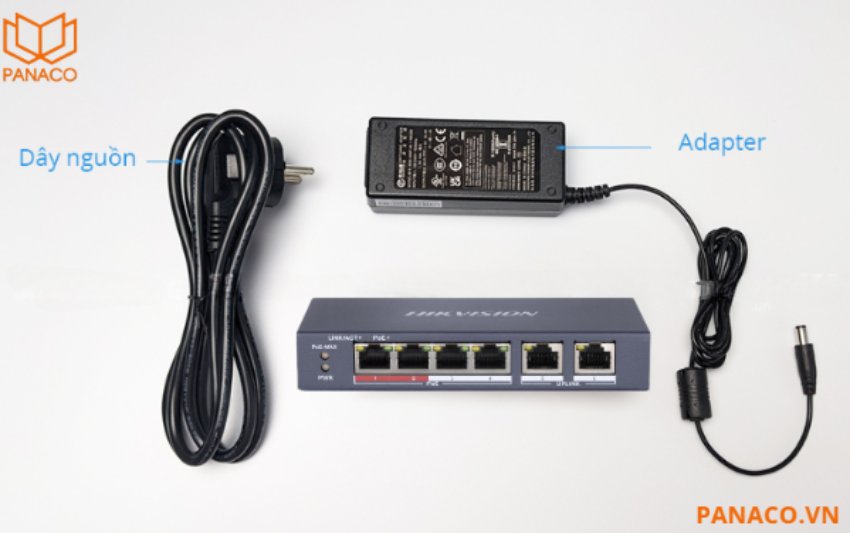 Bộ switch POE hikvision DS-3E0106P-E/M chính hãng tại Panaco