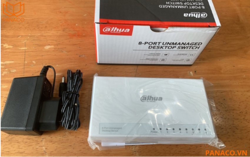 Bộ switch mạng Dahua 8 port DH-PFS3008-8ET-L giá rẻ tại Panaco