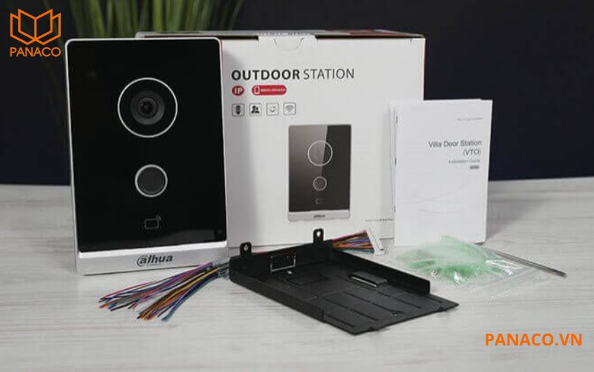 Trọn bộ nút nhấn chuông cửa wifi DAHUA DHI-VTO2211G-WP