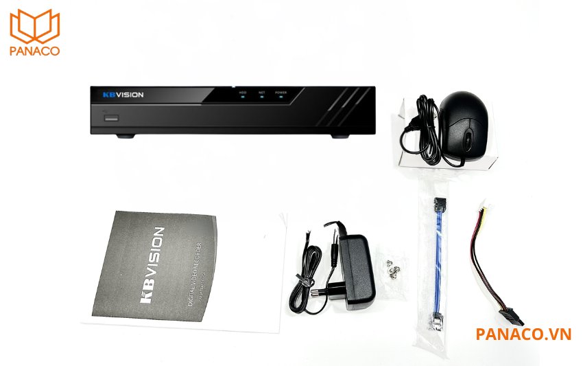 Trọn bộ đầu ghi hình IP KBvision 8 kênh KX-A4K8118N2