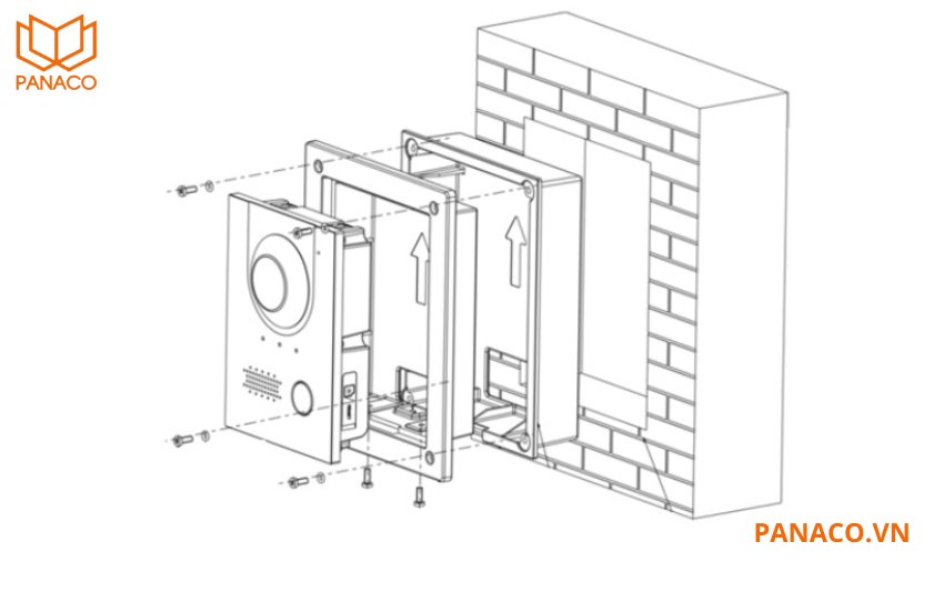 Với kích thước chuẩn và hướng dẫn chi tiết, bạn có thể dễ dàng đặt box âm tường VTM114 vào vị trí đã định