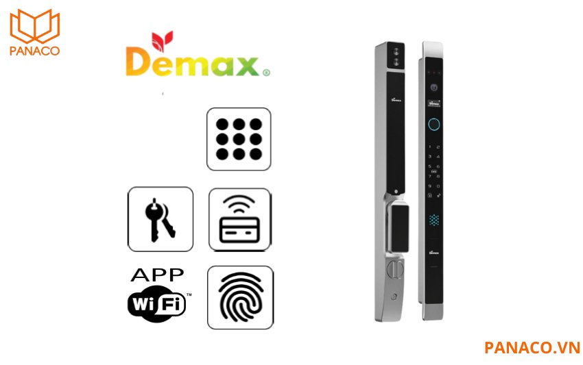 Phương thức mở khóa cửa Demax EL908 CNC