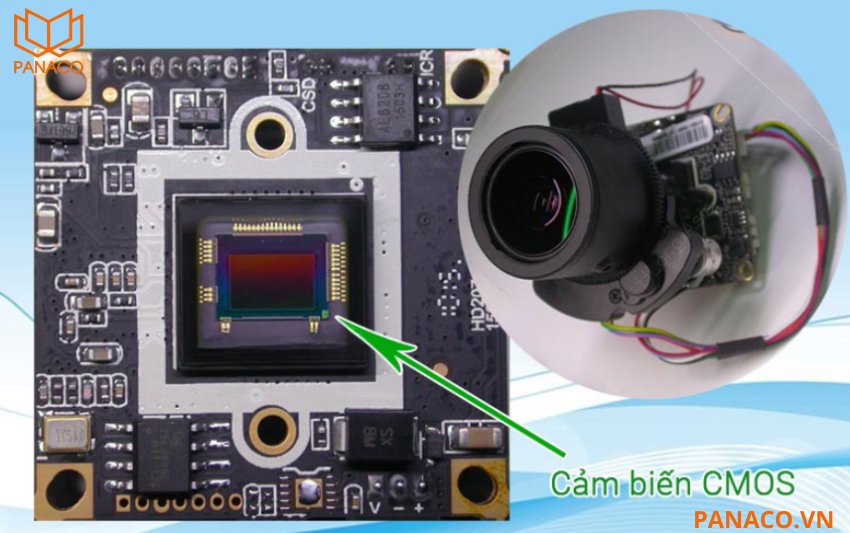 Cảm biến CMOS giúp camera thu nhận lượng ánh sáng lớn