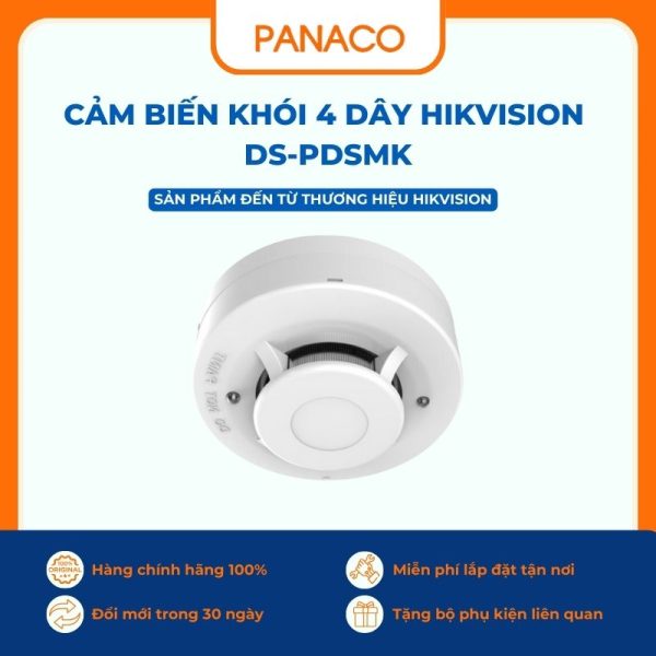 Cảm biến khói 4 dây Hikvision DS-PDSMK