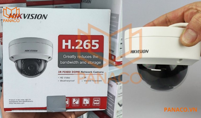 Camera DS-2CD2121G0-I có thiết kế nhỏ gọn và bền bỉ