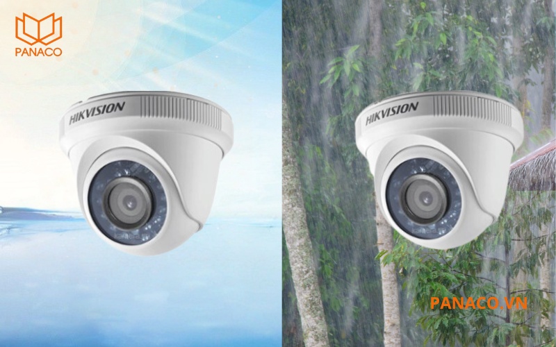 Camera DS-2CE56B2-IPF có thể chống bụi và nước