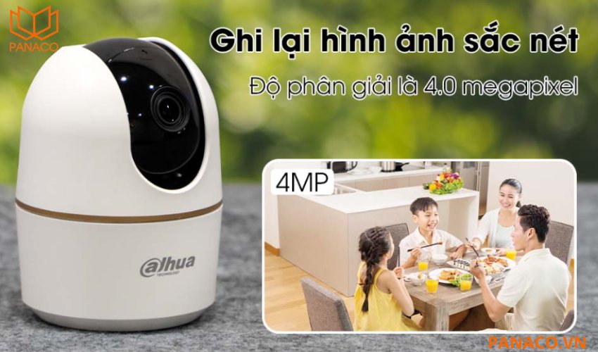 Camera Dahua DH-H4AE cung cấp hình ảnh sắc nét và chi tiết hơn hẳn