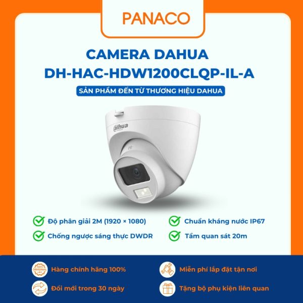 Camera Dahua DH-HAC-HDW1200CLQP-IL-A