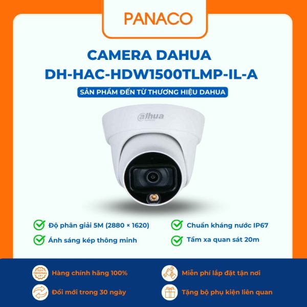 Camera Dahua DH-HAC-HDW1500TLMP-IL-A