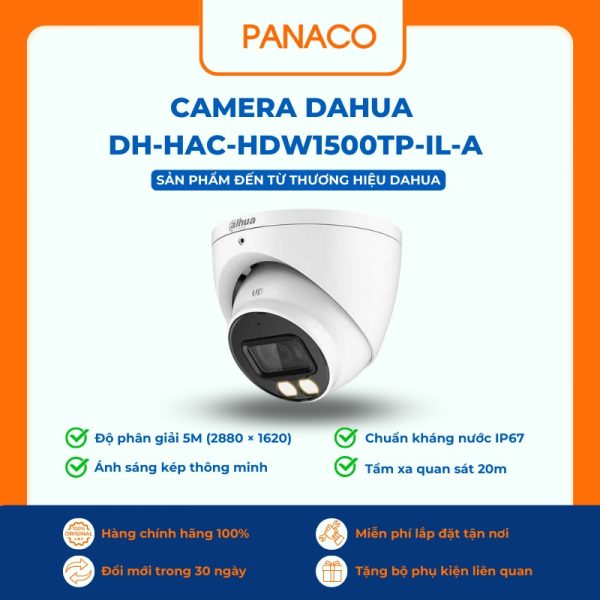 Camera Dahua DH-HAC-HDW1500TP-IL-A
