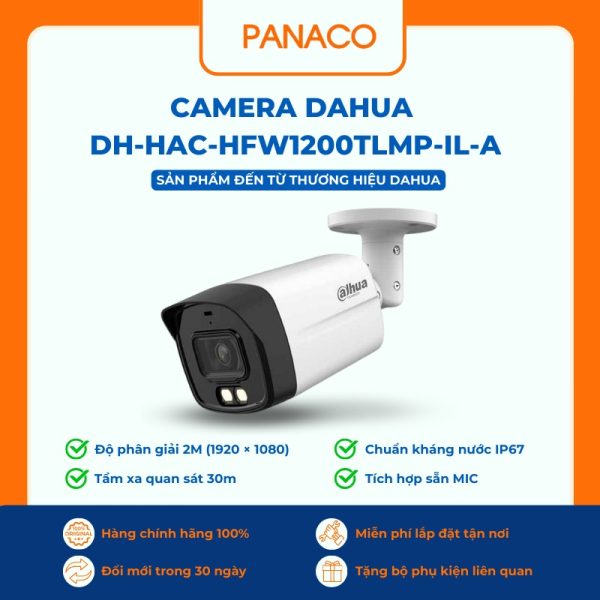 Camera Dahua DH-HAC-HFW1200TLMP-IL-A