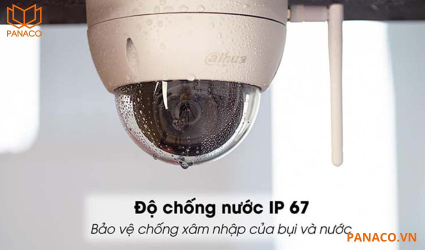 Camera Dahua DH-IPC-HDBW1230DE-SW chống nước và chống bụi IP67