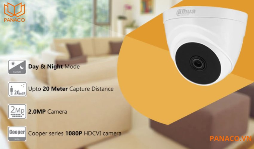 Camera Dahua bán cầu DH-HAC-T2A21P