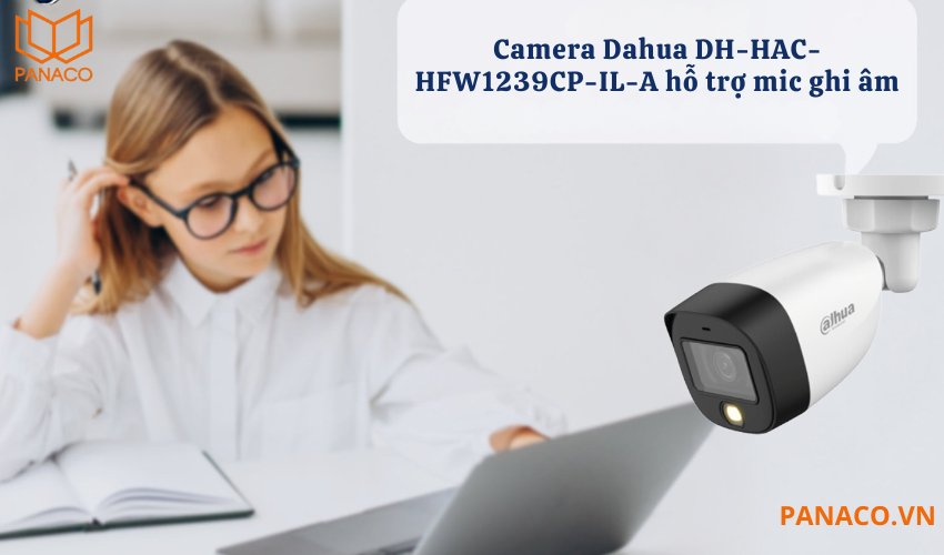 Camera Dahua chính hãng analog có chức năng thu âm