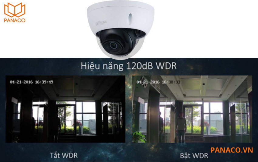 Camera Dahua trang bị công nghệ xử lý hình ảnh WDR