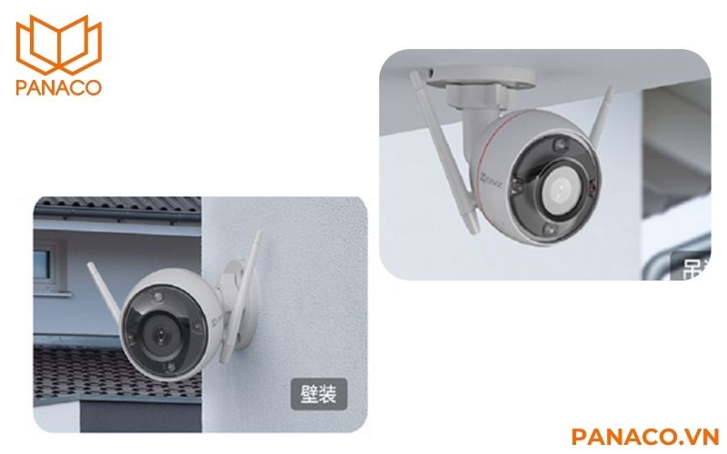 Camera IP dễ dàng lắp đặt linh hoạt ở bất kỳ đâu