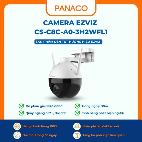 Camera Ezviz CS-C8C-A0-3H2WFL1