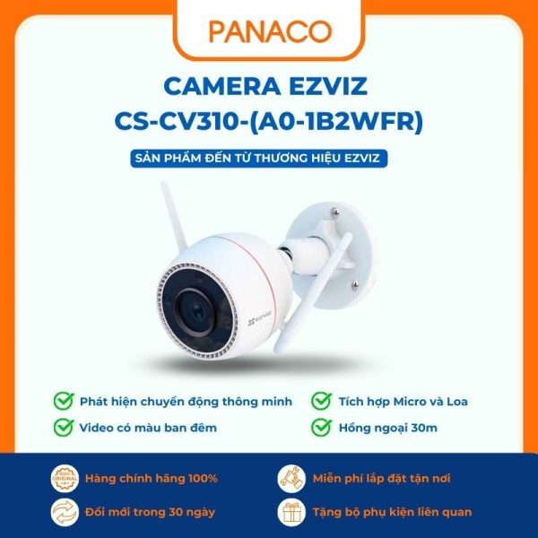 Camera Ezviz đàm thoại 2 chiều CS-CV310-A0-1B2WFR