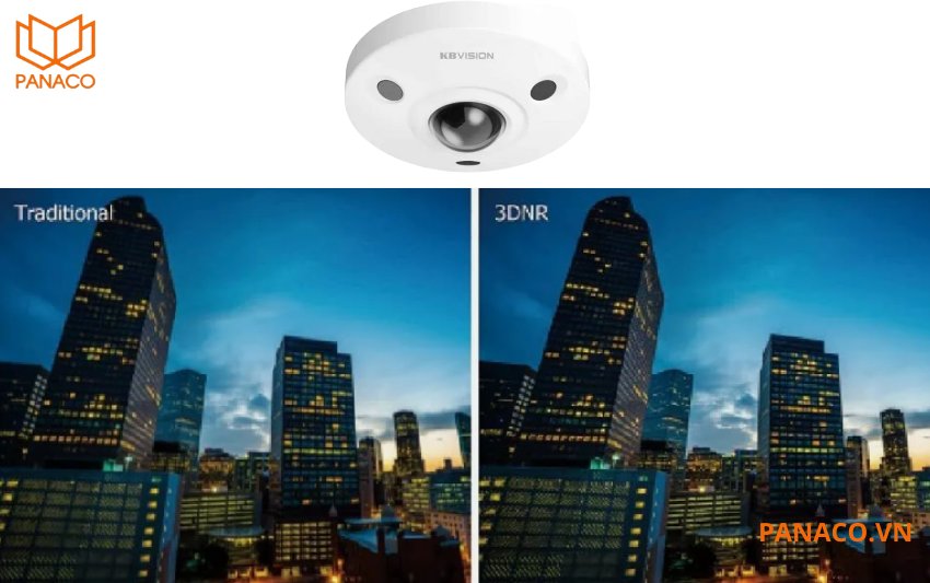 Camera fisheye còn được trang bị tính năng chống nhiễu