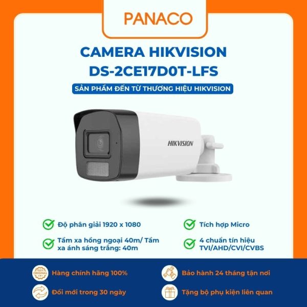 Camera Hikvision DS-2CE17D0T-LFS
