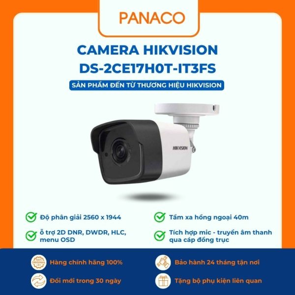 Camera Hikvision DS-2CE17H0T-IT3FS