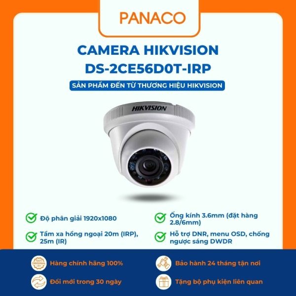 Camera Hikvision DS-2CE56D0T-IRP