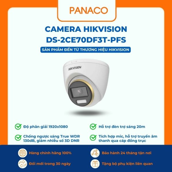 Camera Hikvision DS-2CE70DF3T-PFS